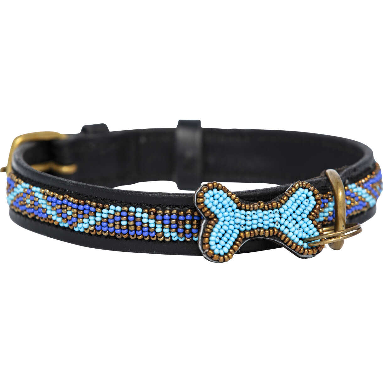 Kampuni handgefertigtes Hundehalsband Skinny Kabaka