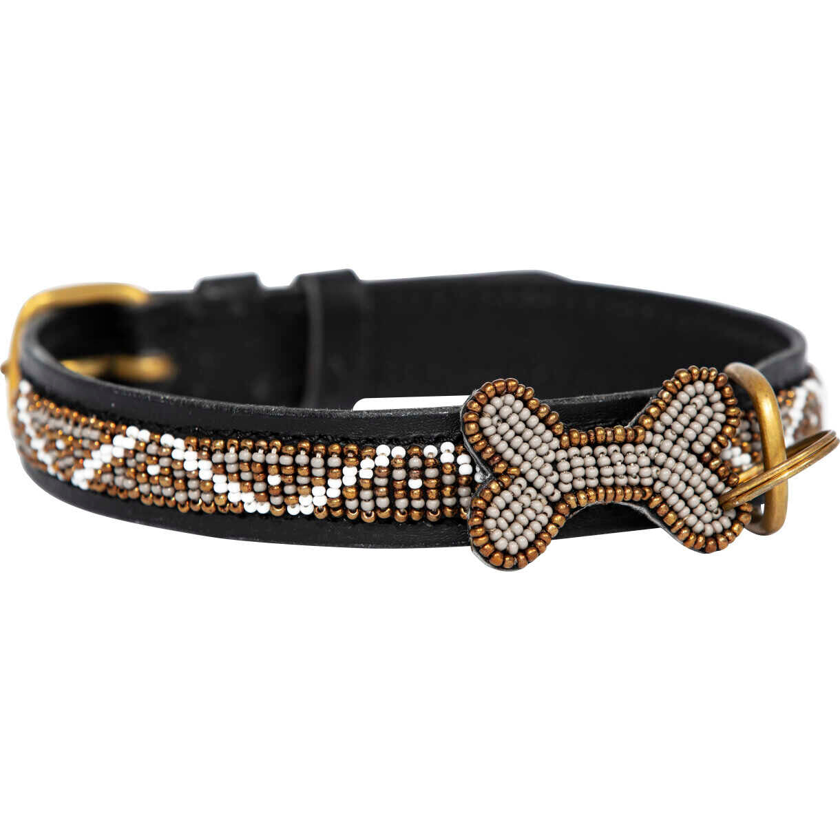 Kampuni handgefertigtes Hundehalsband Skinny Kabaka