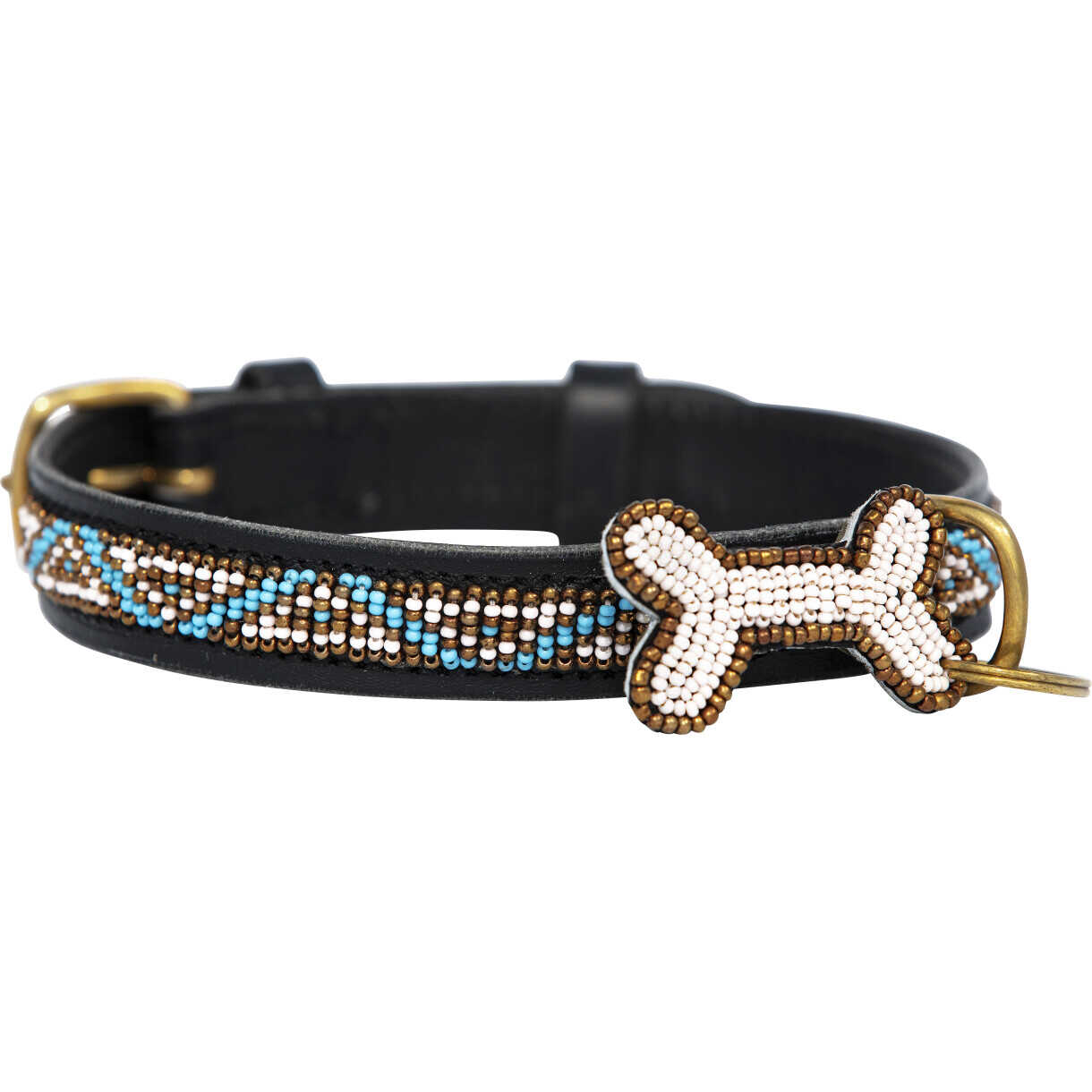 Kampuni handgefertigtes Hundehalsband Skinny Kabaka