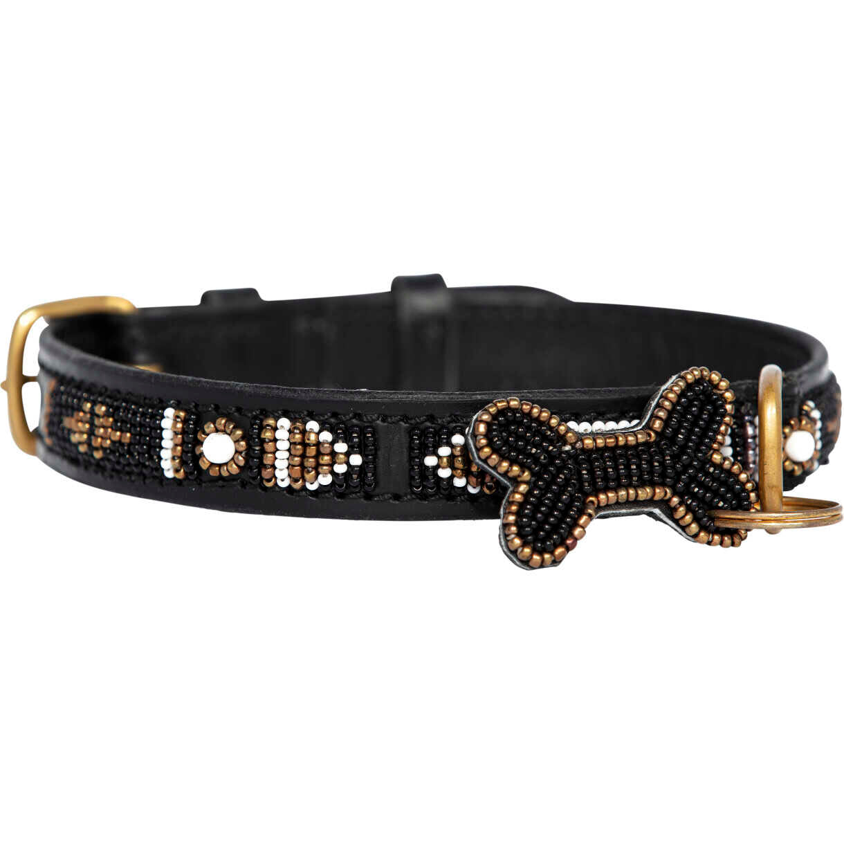 Kampuni handgefertigtes Hundehalsband Skinny Swahili