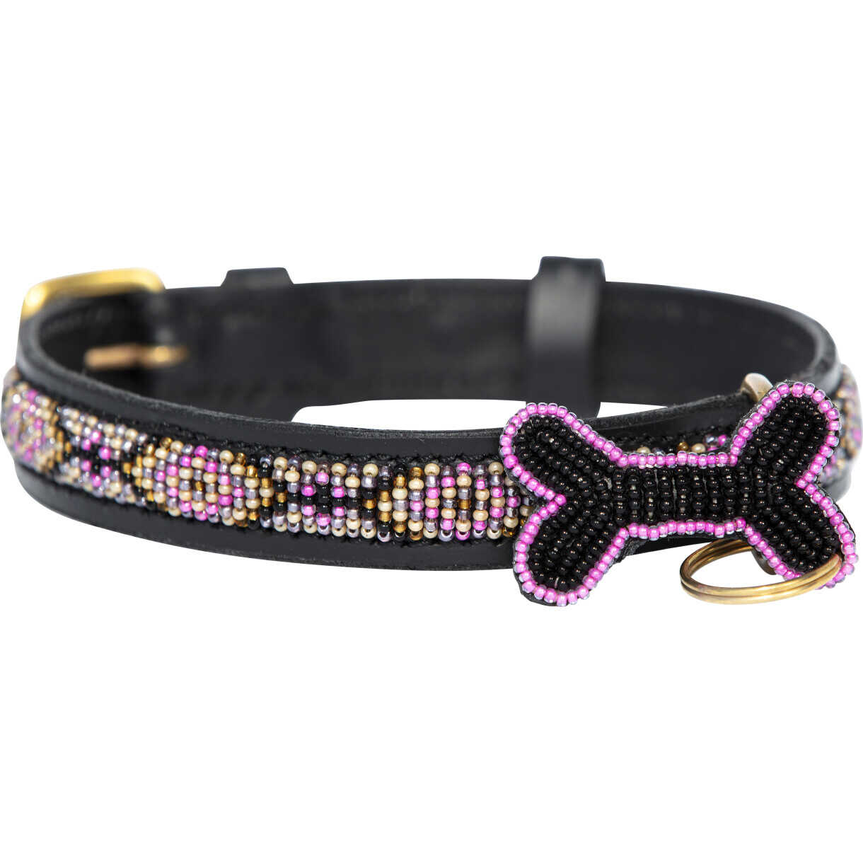 Kampuni handgefertigtes Hundehalsband Skinny Ombima