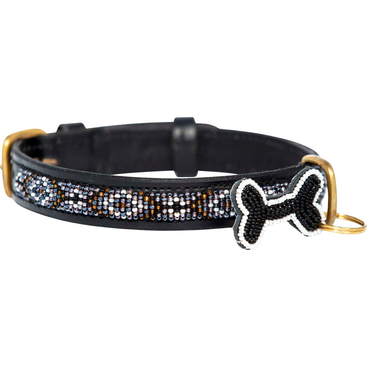 Kampuni handgefertigtes Hundehalsband Skinny Ombima