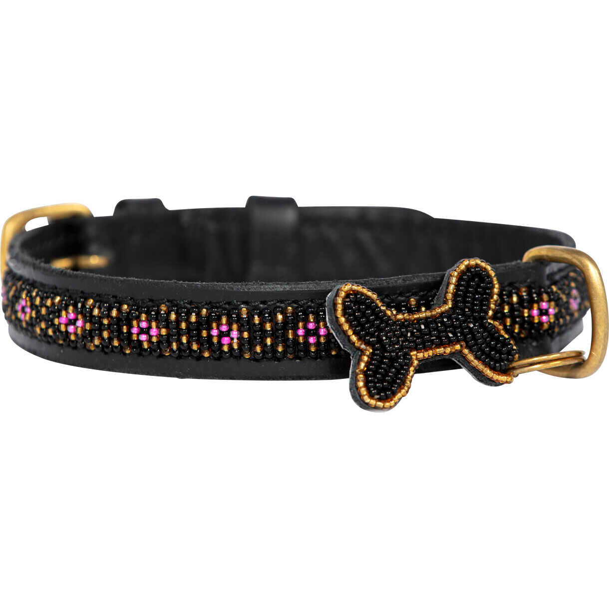 Kampuni handgefertigtes Hundehalsband Skinny Faraja