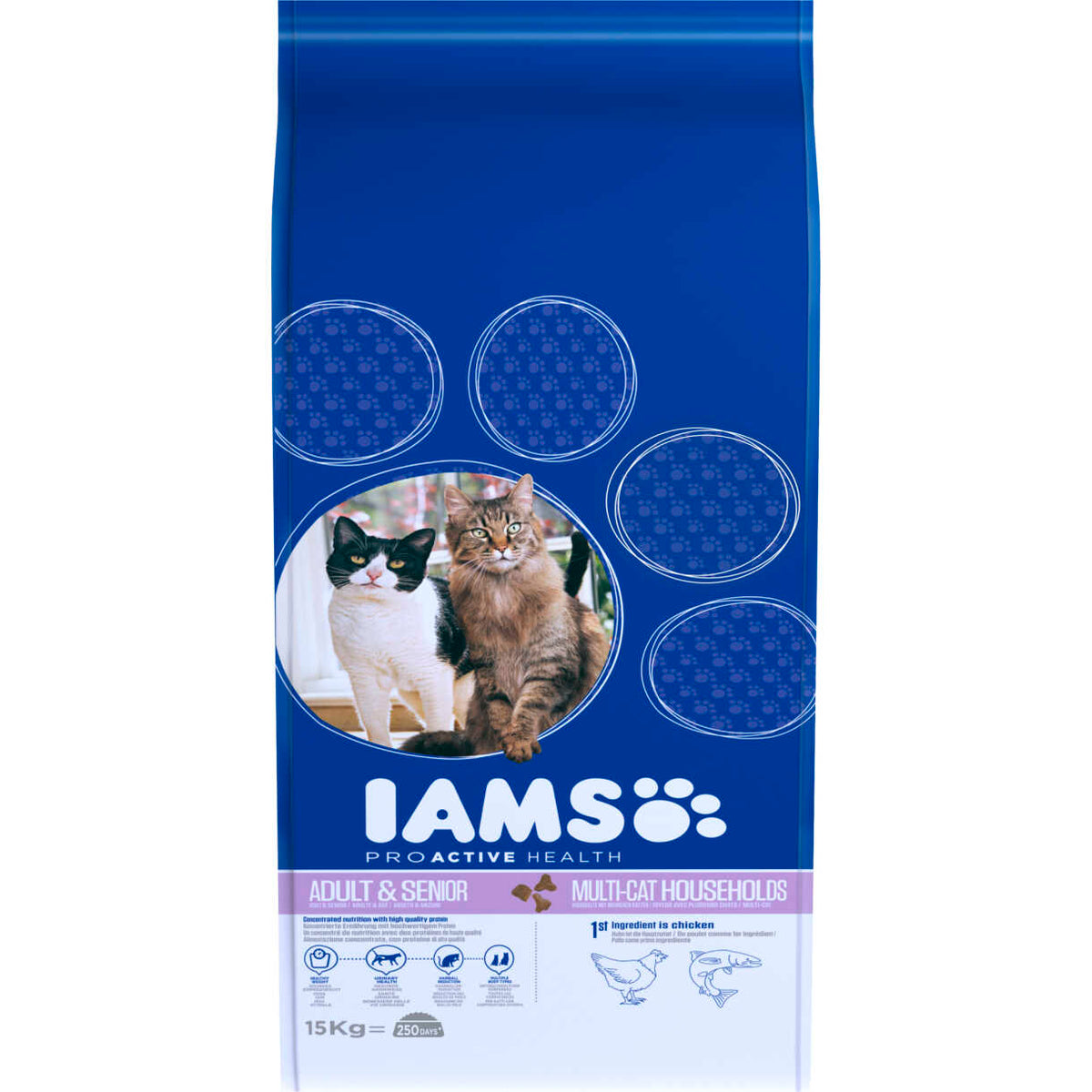 IAMS CAT Adult Multicat Huhn & Lachs