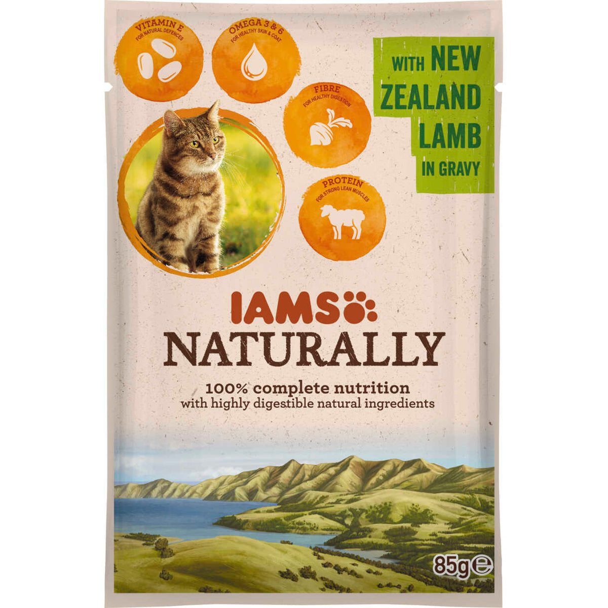 IAMS CAT Naturally Adult in Beuteln – Lamm