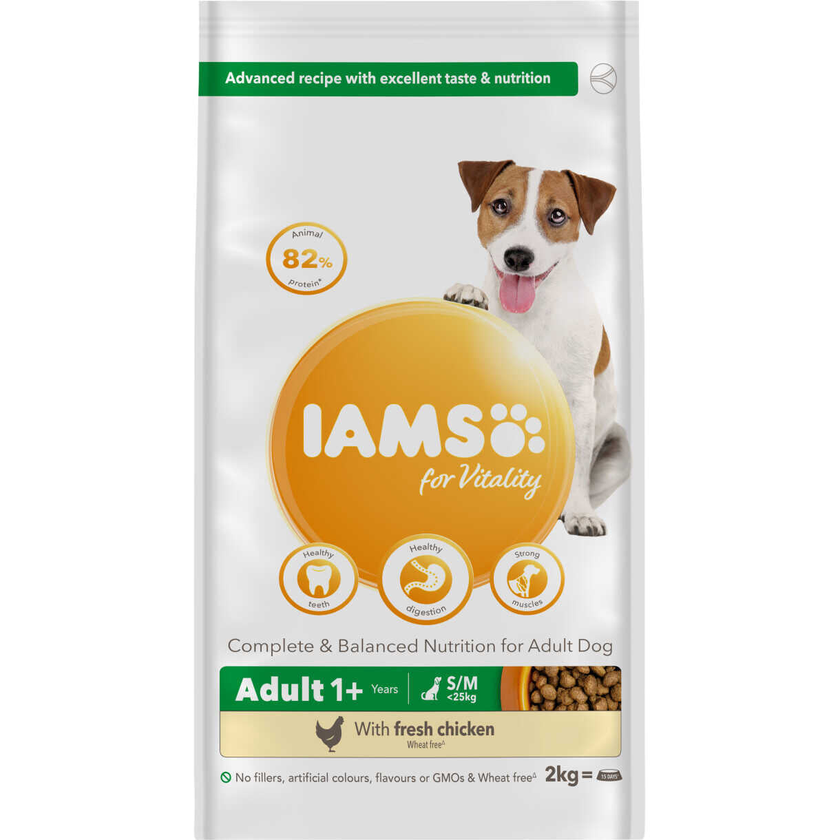12 kg Iams Hundefutter Adult Small Medium