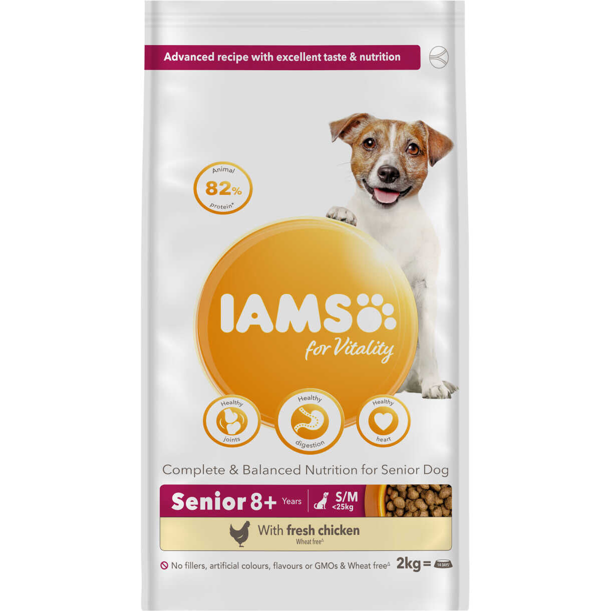 12 kg Iams Hundefutter Senior & Mature
