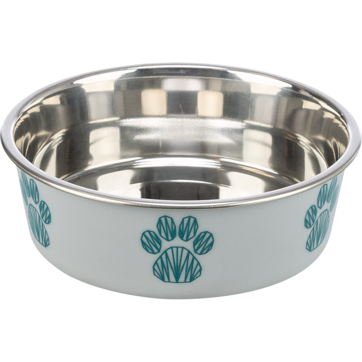 Jolly Paw Edelstahlschüssel mit Kunststoffbeschichtung