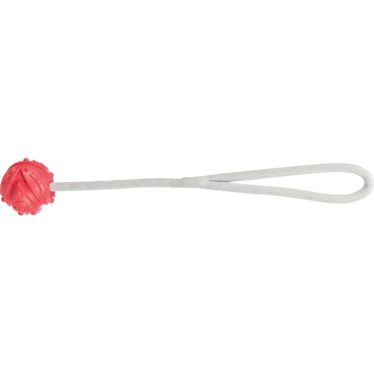 Jolly Paw Aqua Toy Ball mit Seil ø 4,5 x 35 cm Rot