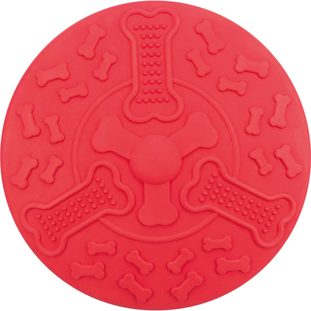 Jolly Paw Hunde-Frisbee, Naturkautschuk ø18 cm Rot