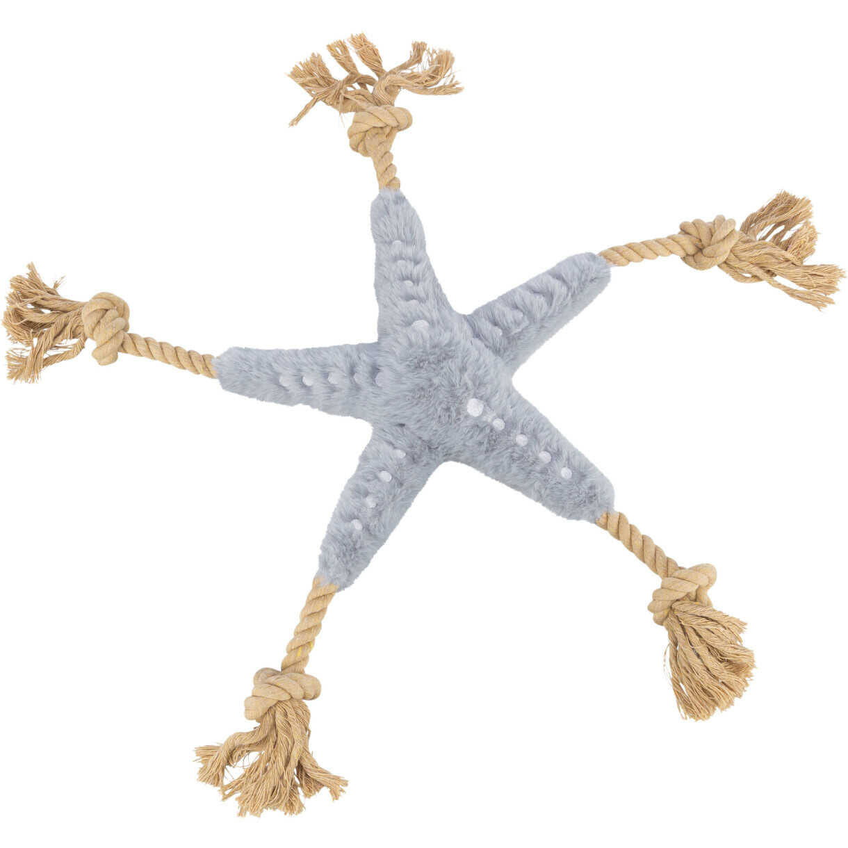 Jolly Paw Seestern mit Seil 40 cm Multi/gemustert