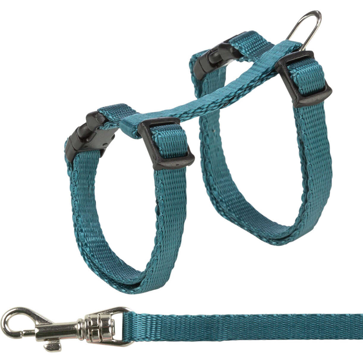 Jolly Paw Katzengeschirr mit Leine für kleine Katzen und Kätzchen Geschirr: 19-31 cm/8 mm, Leine: 1,2 m Verschiedene Farben