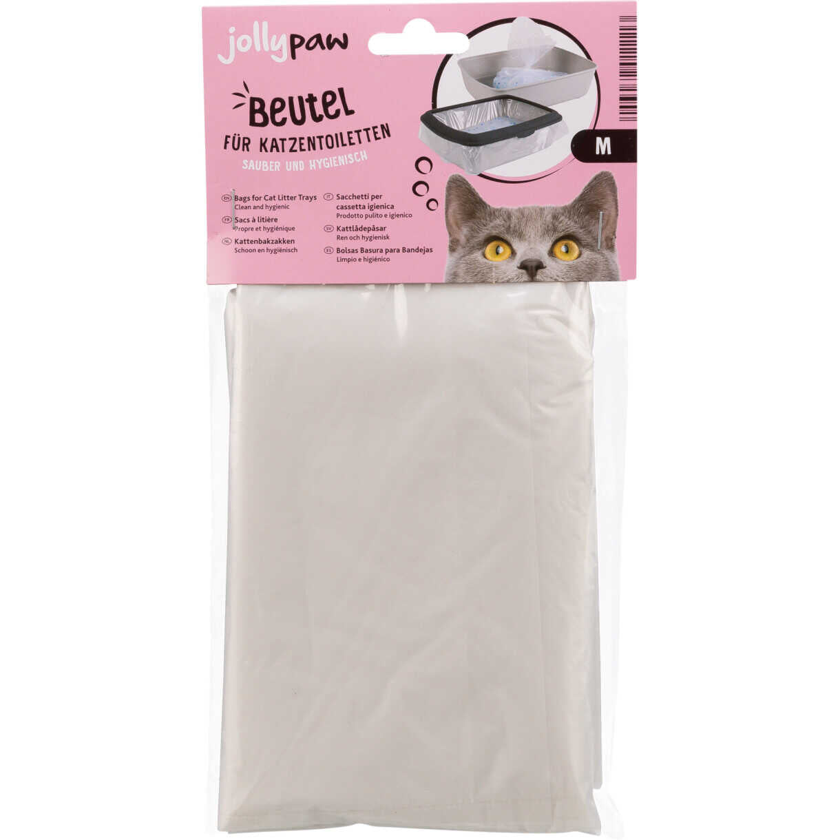 Jolly Paw Katzentoiletten Tasche Transparent