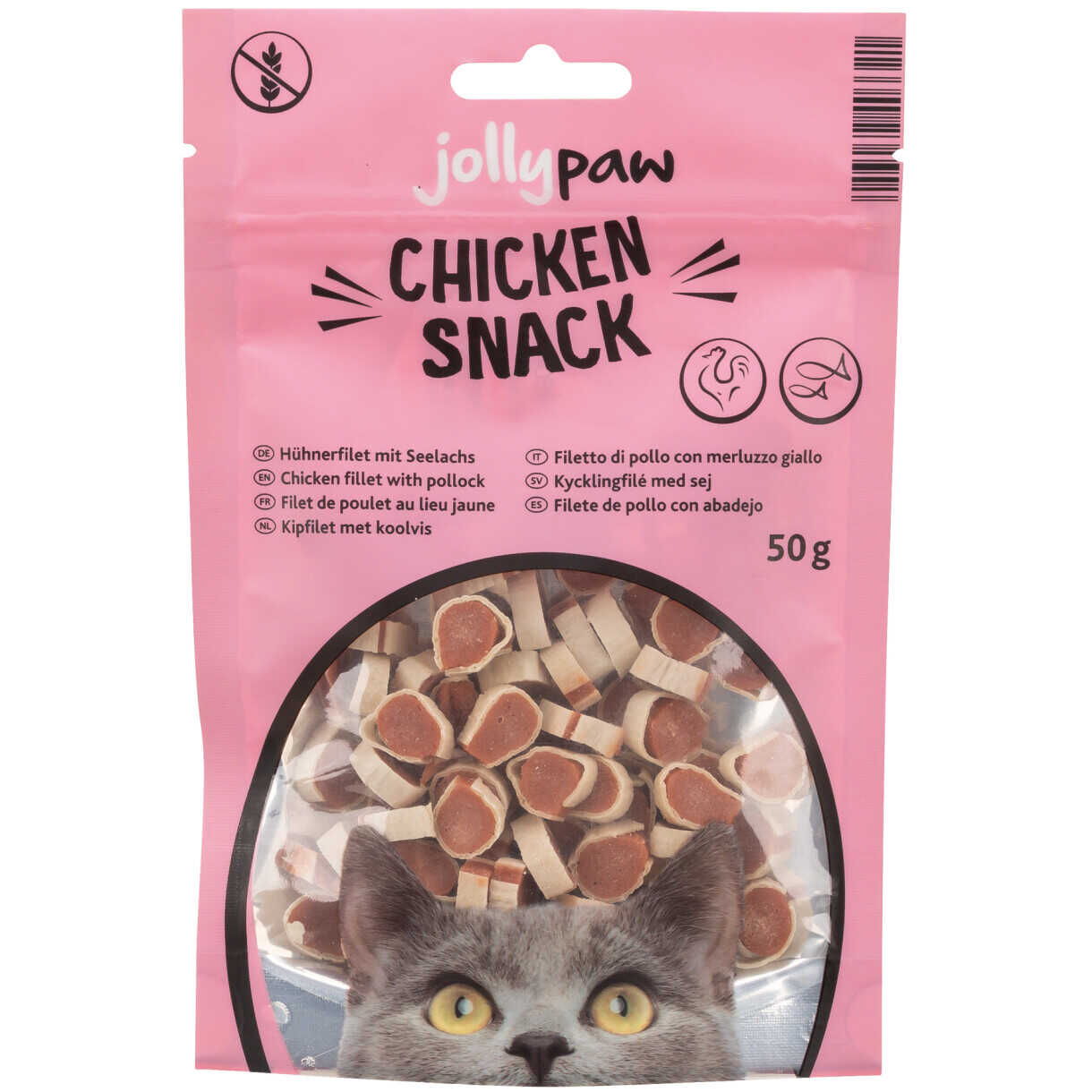 Jolly Paw Chicken Snack (Huhn und Seelachs) 50 g