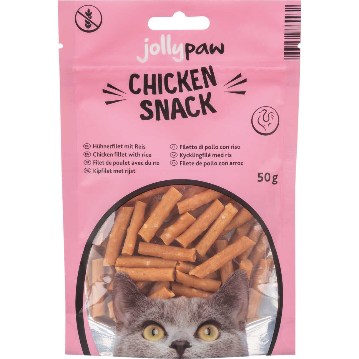 Jolly Paw Hähnchen Mini-Sticks 50 g