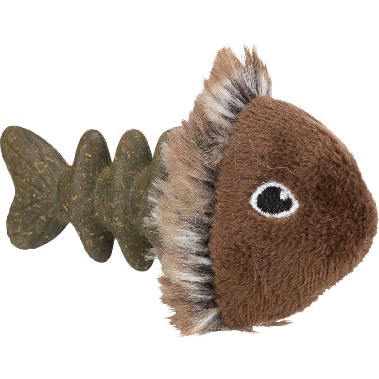 Jolly Paw Fish, Plüsch, Katzenminze 9 cm Multi/gemustert
