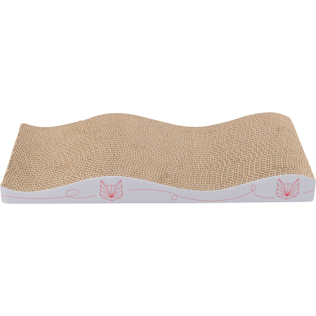 Jolly Paw Kratzbrett, Karton 43x4x20 cm Braun