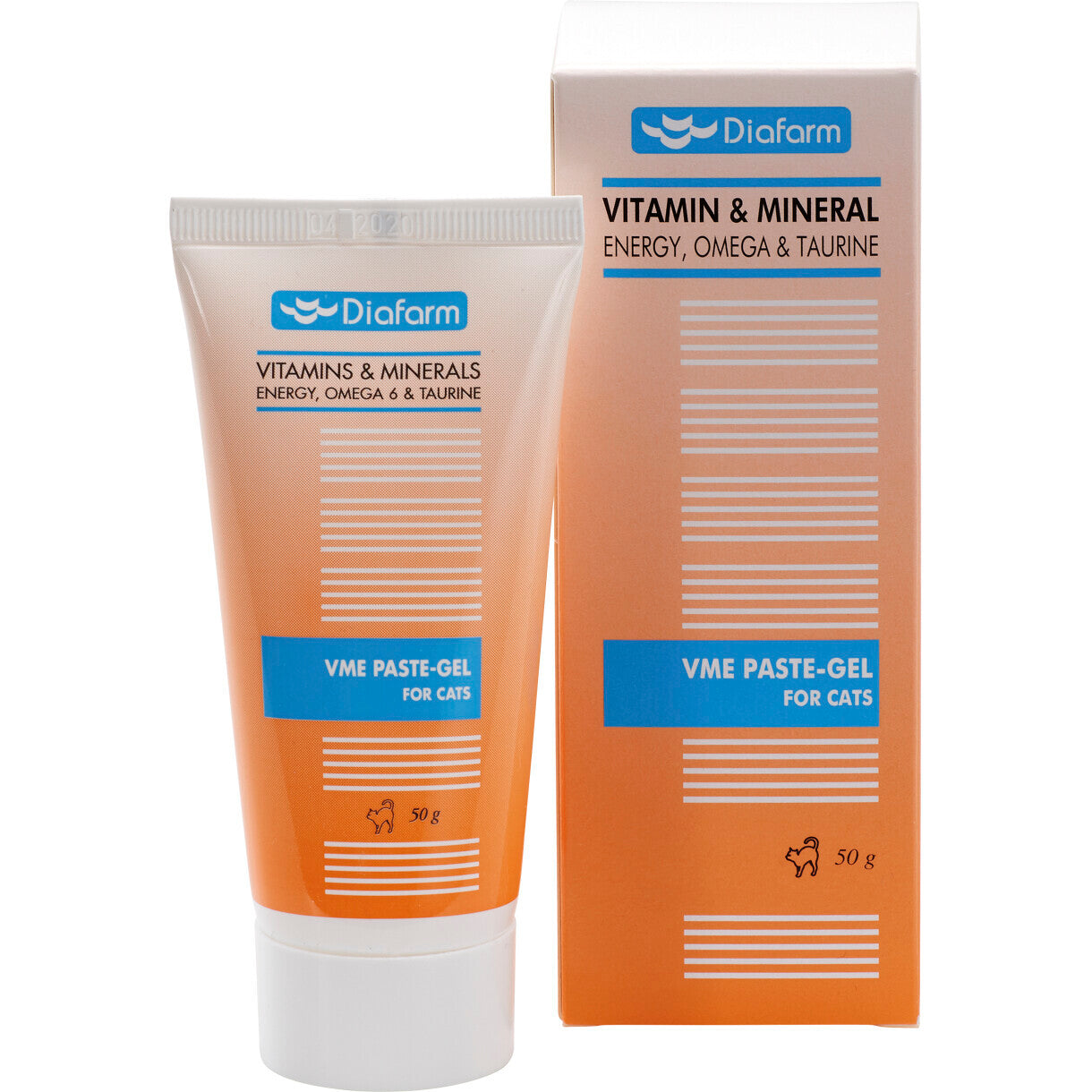 Diafarm Energiepaste Gel mit Omega 6 & Taurin für Katzen 50 gr