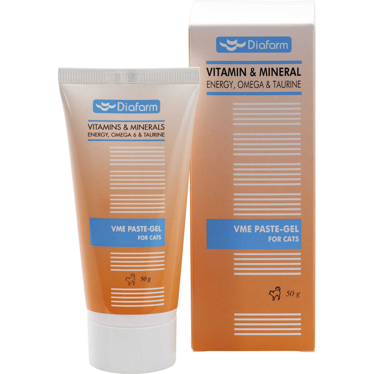 Diafarm Energiepaste Gel mit Omega 6 & Taurin für Katzen 50 gr