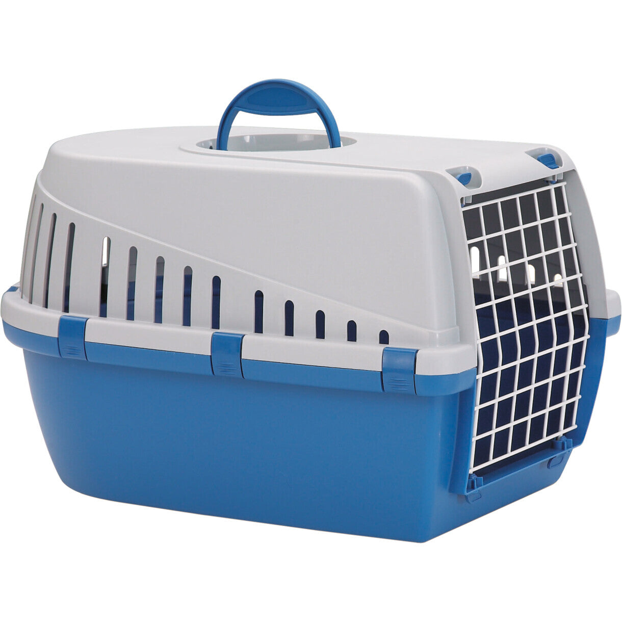 Katzen- und Hundetransportbox Trotter 1 - 49x33x30 cm - IATA-Flugzulassung - blau