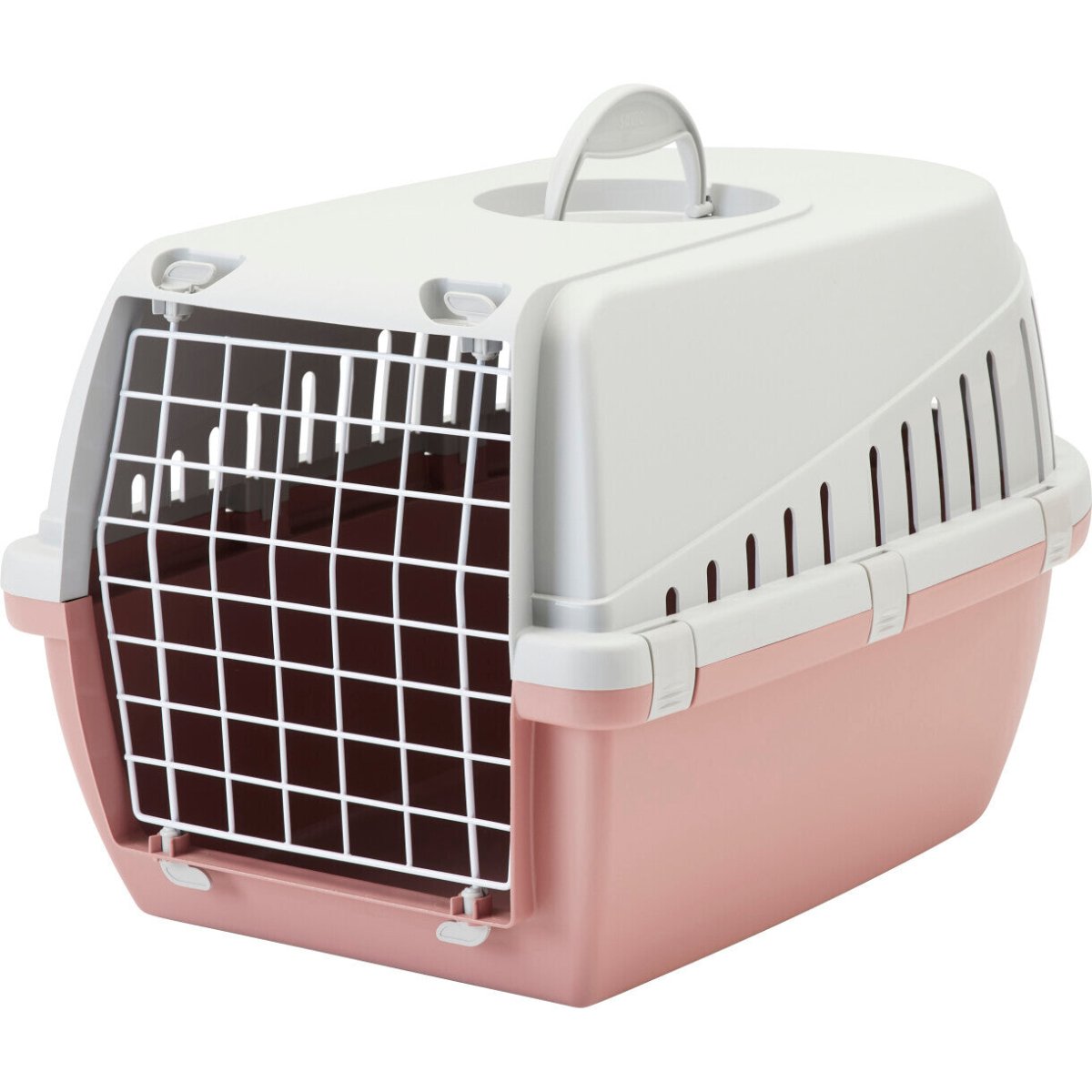 Hunde - und Katzentransportbox - Trotter 2 - 56x37,5x33 cm - IATA - Flugzulassung Altrosa - MegaPetShop