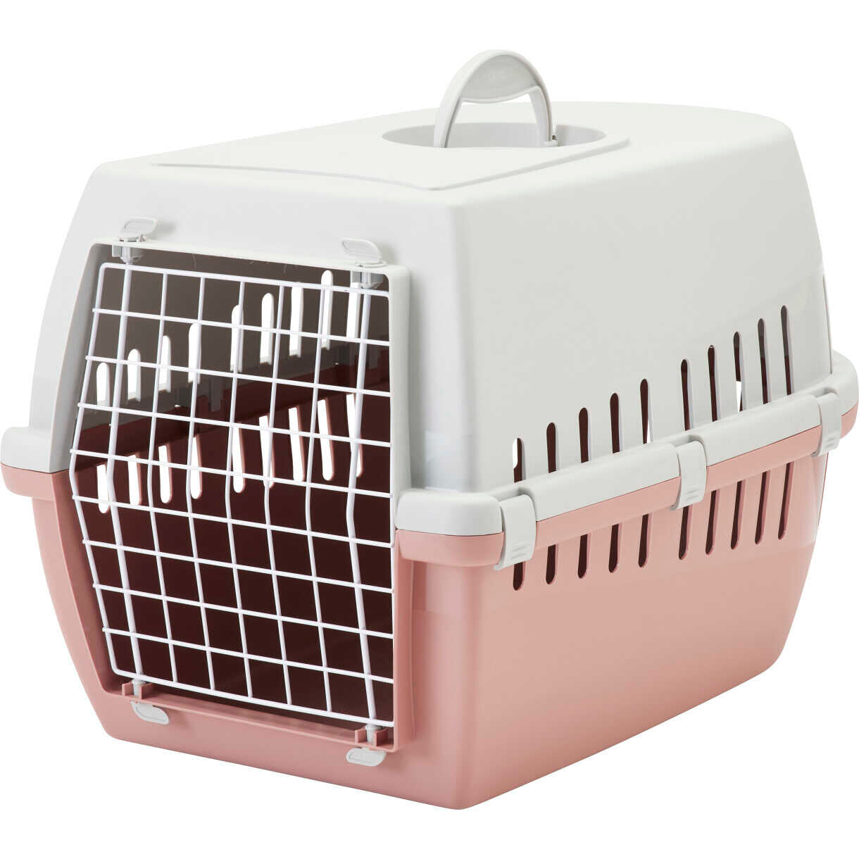 Hunde- und Katzentransportbox - Trotter 3 - 60,5x40,5x39 cm IATA-Flugzulassung - Altrosa