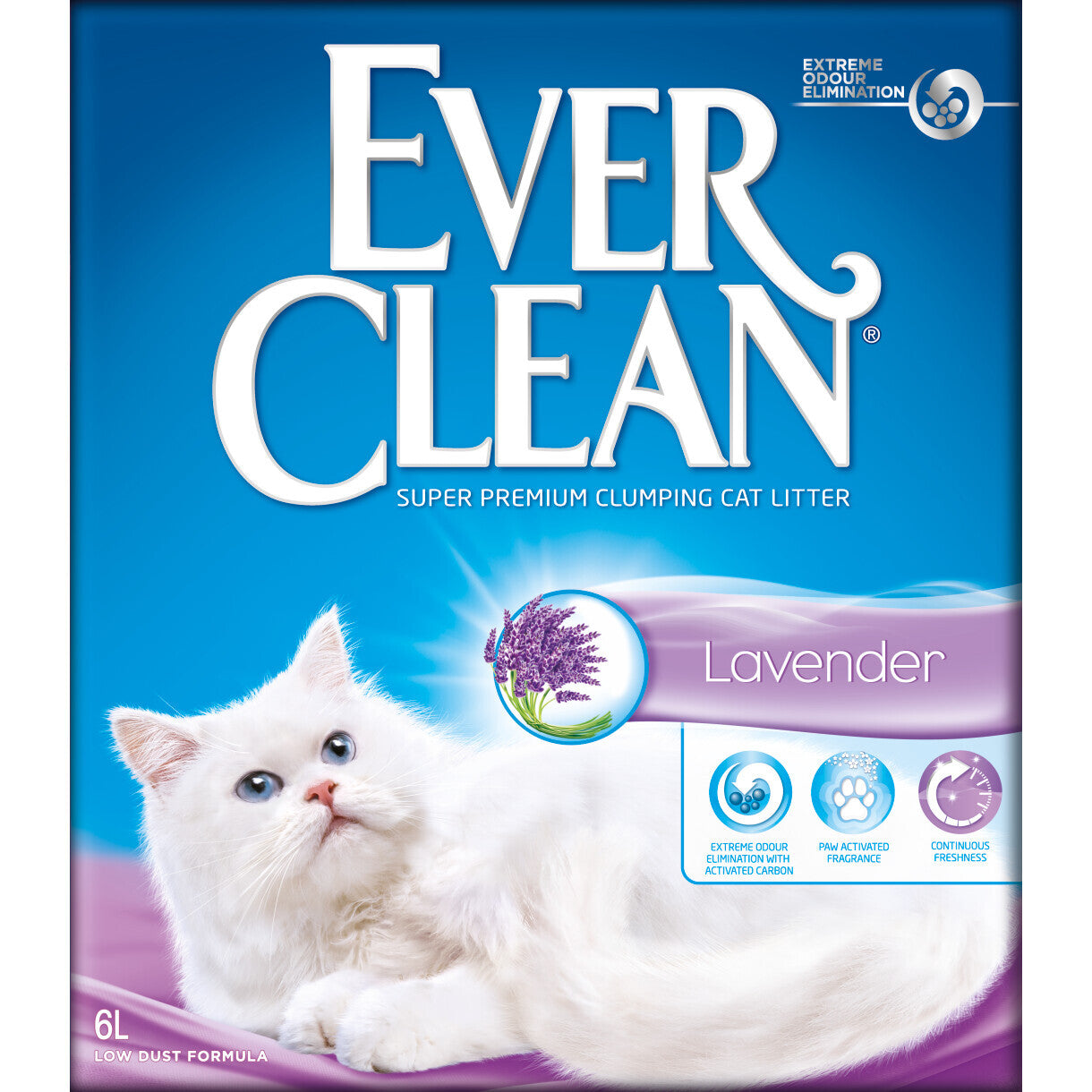 EverClean Katzenstreu kompakt mit Lavendelduft