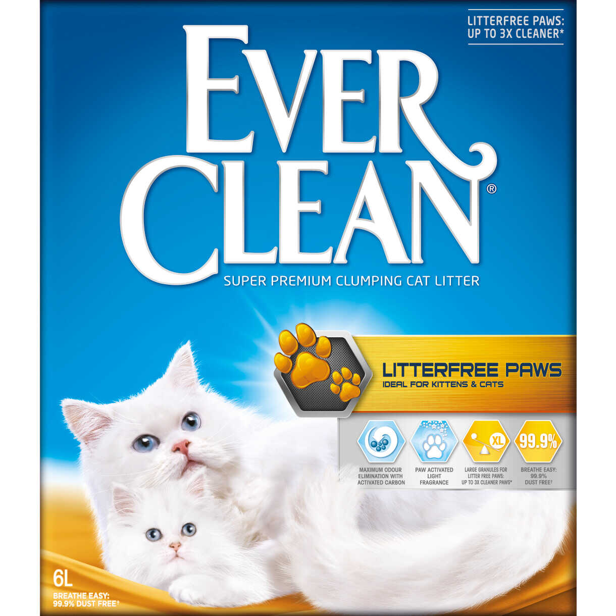 EverClean Streu Streufreie Pfoten