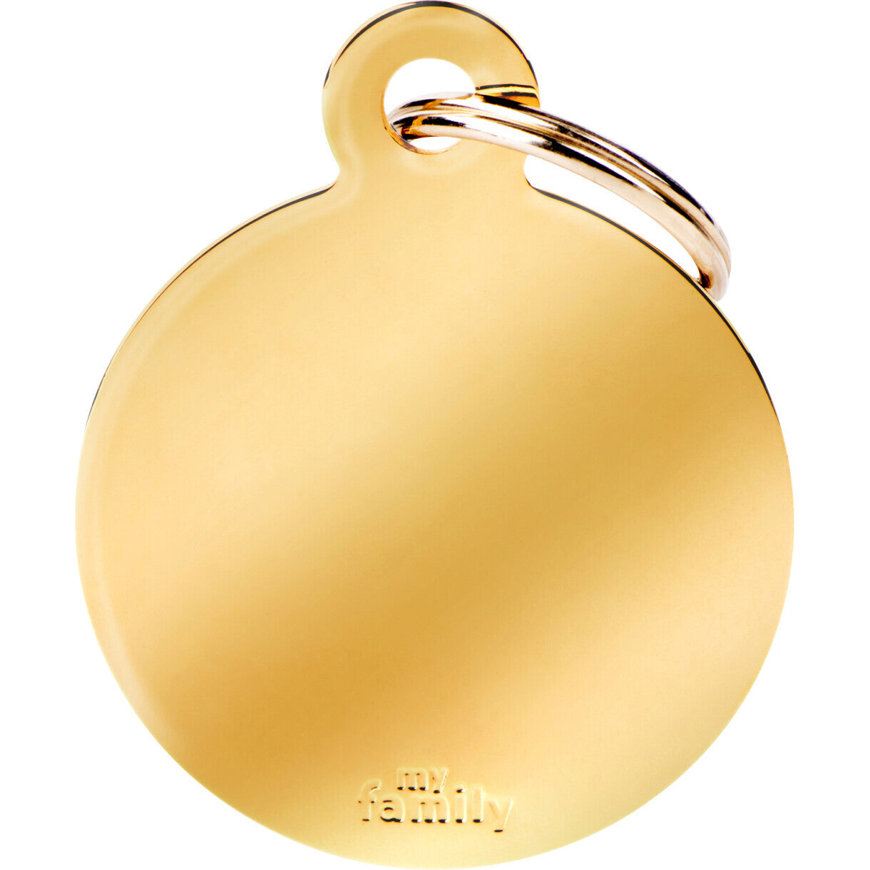 Hundemarke My Family Grundkreis - kostenlose Gravur