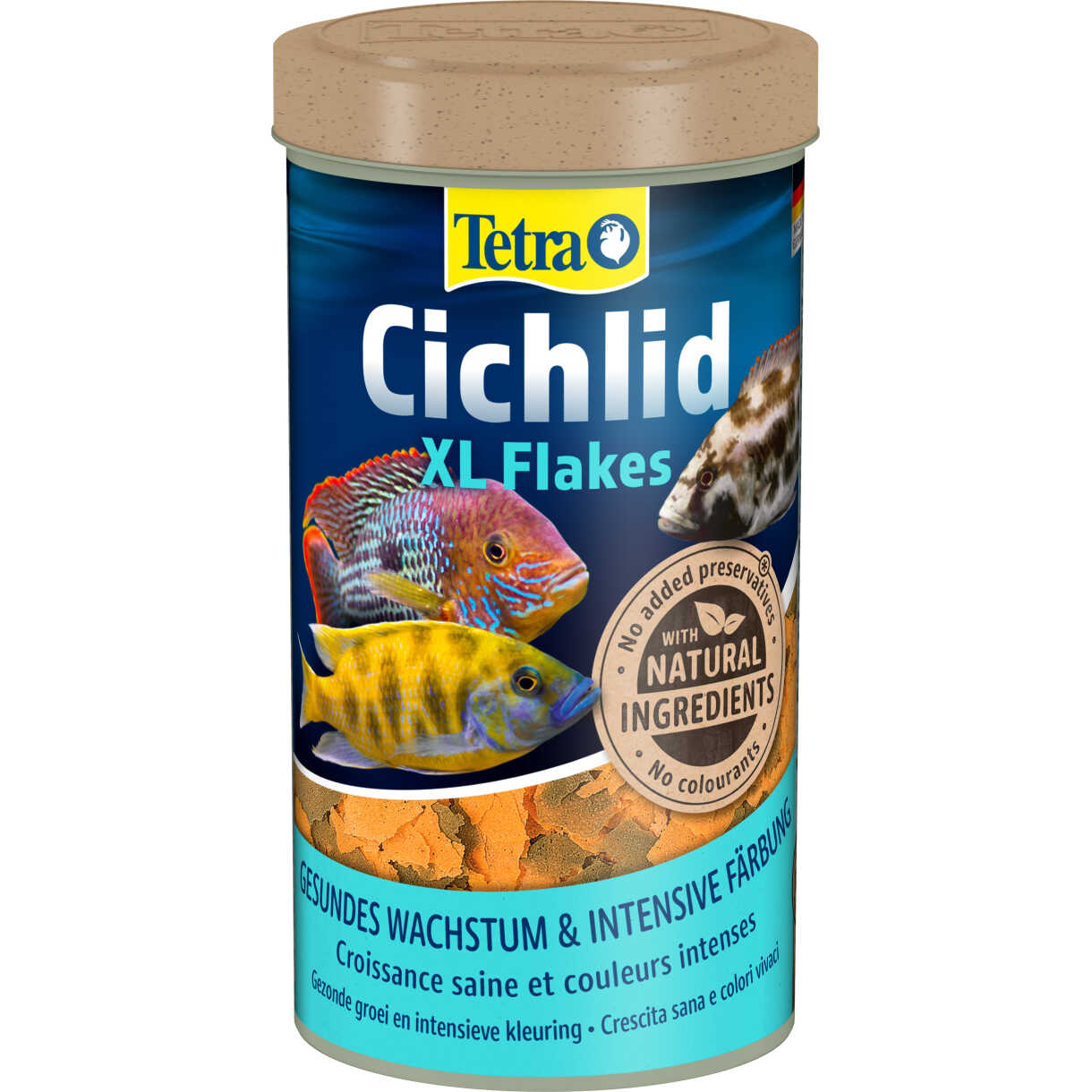 Tetra Cichlid XL Flakes Aquarienfutter in Flocken
