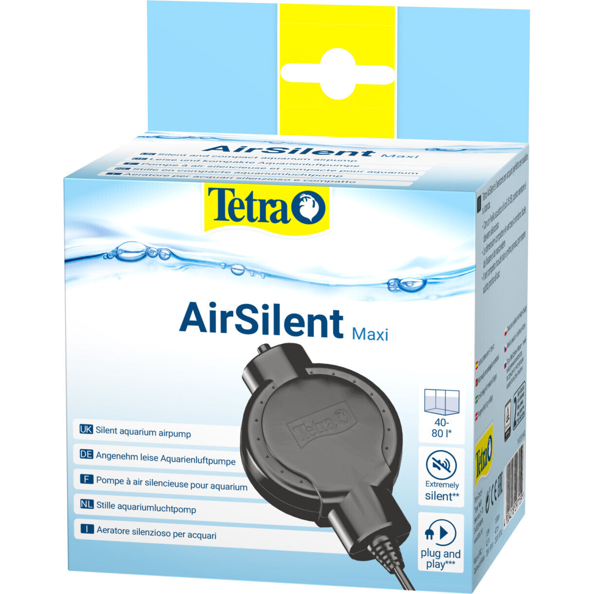 Tetra AirSilent Maxi Luftpumpe für Aquarien