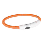Trixie USB - Lade - Lichtband für Hunde - Nylon - orange - MegaPetShop