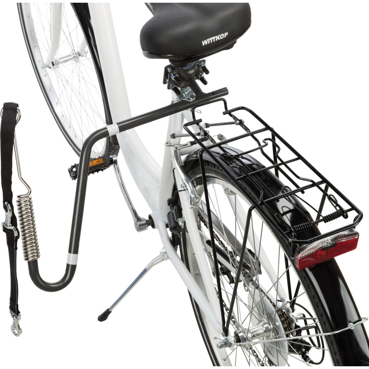 Trixie Fahrradset U-Form grau