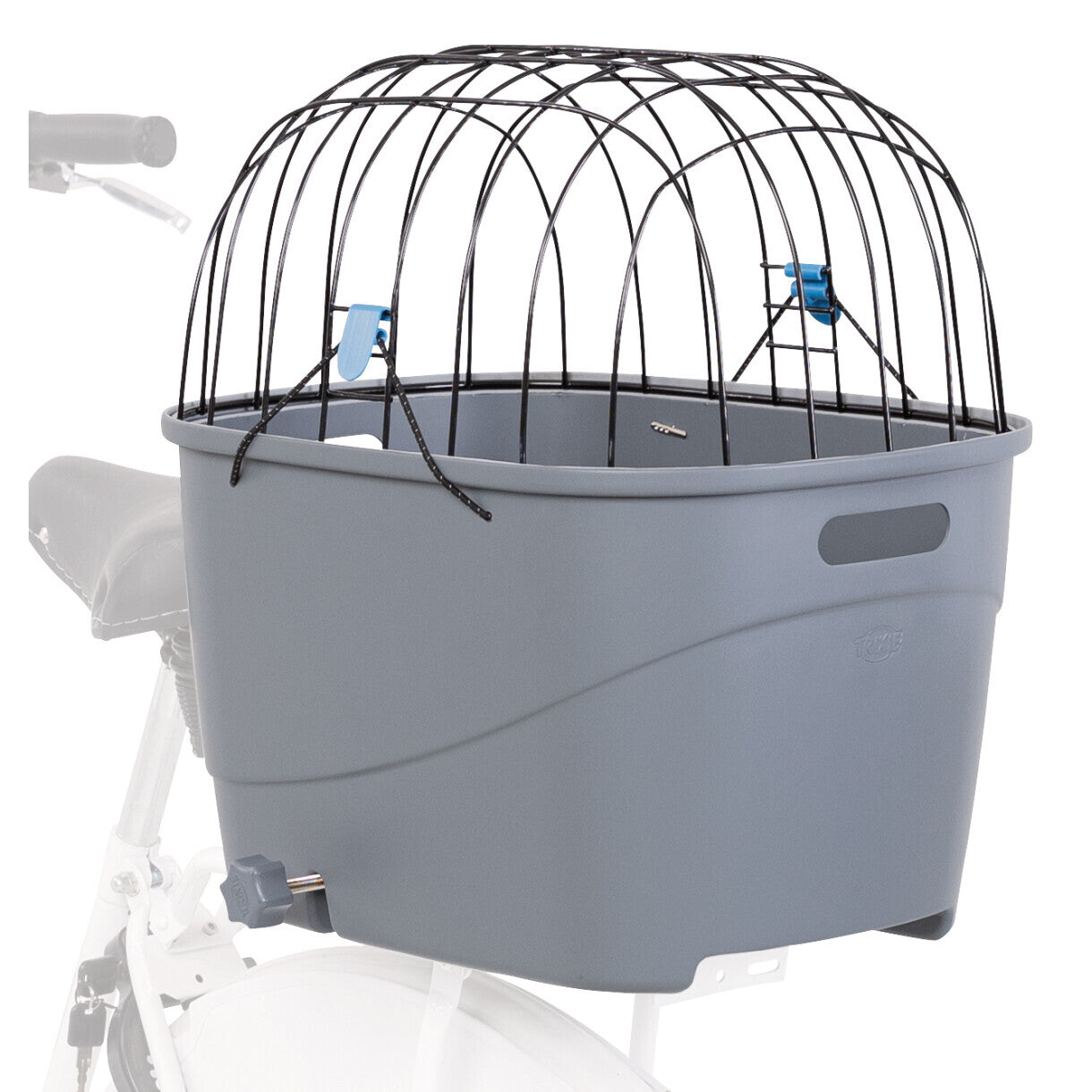 Trixie Kunststoff Gepäckträgerkorb 36 x 47 x 46 cm - für Elektrofahrrad