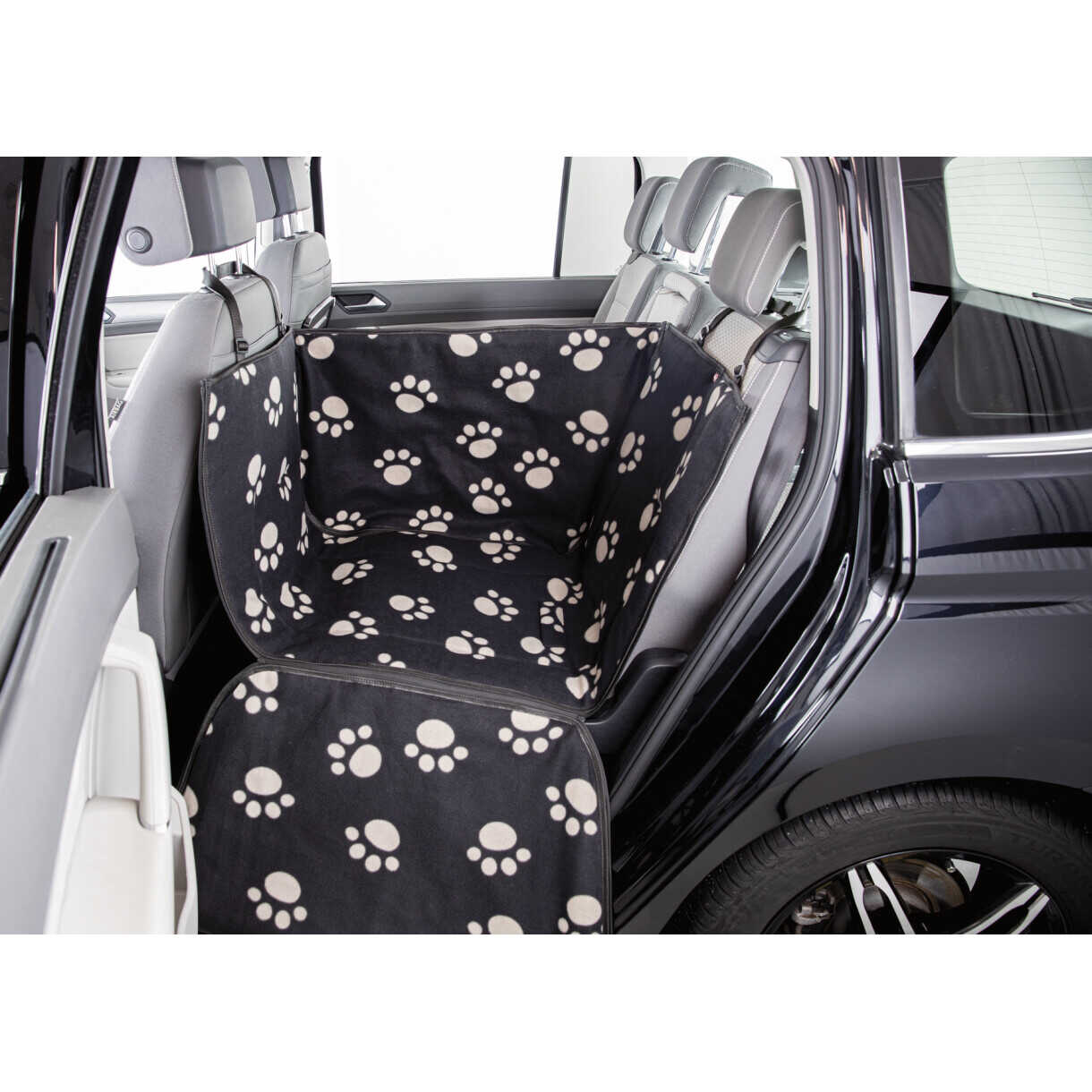 Trixie Autositzbezug für halbe Rückbank 50 x 145 cm schwarz und beige