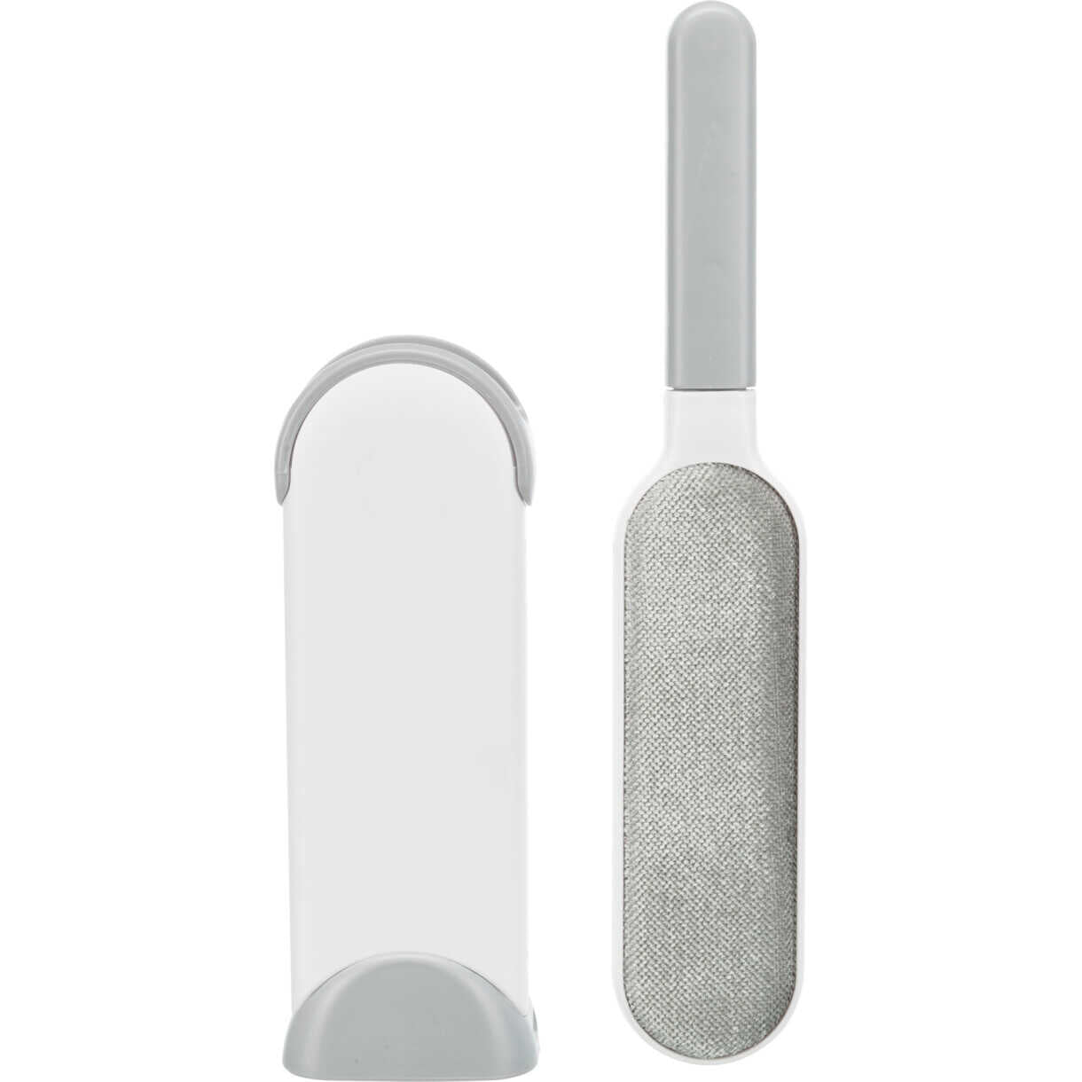 Trixie Fusselbürste mit Halter - 33 cm - weiß und grau