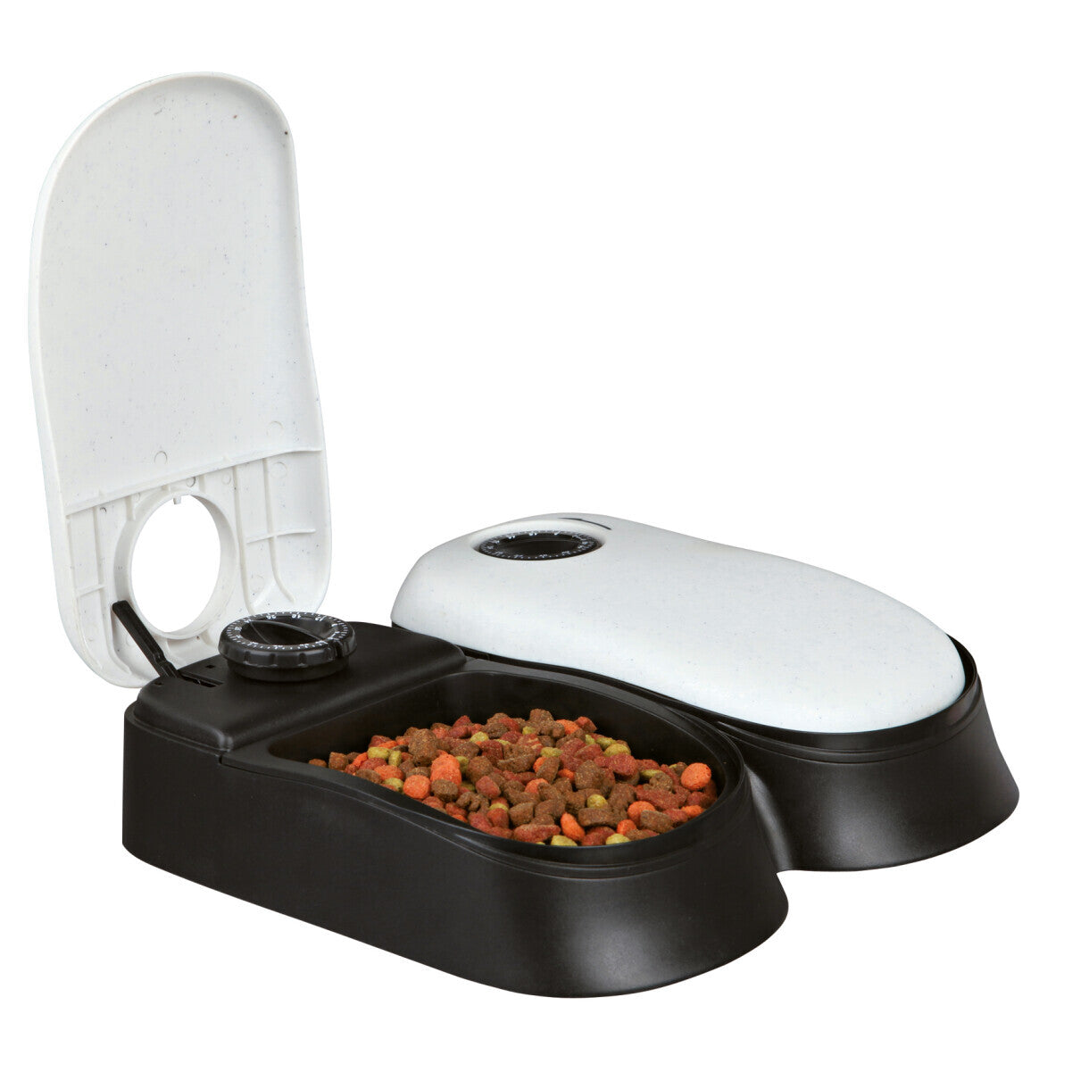 Trixie Doppelfutterautomat für Hunde und Katzen 2 x 0,3 L