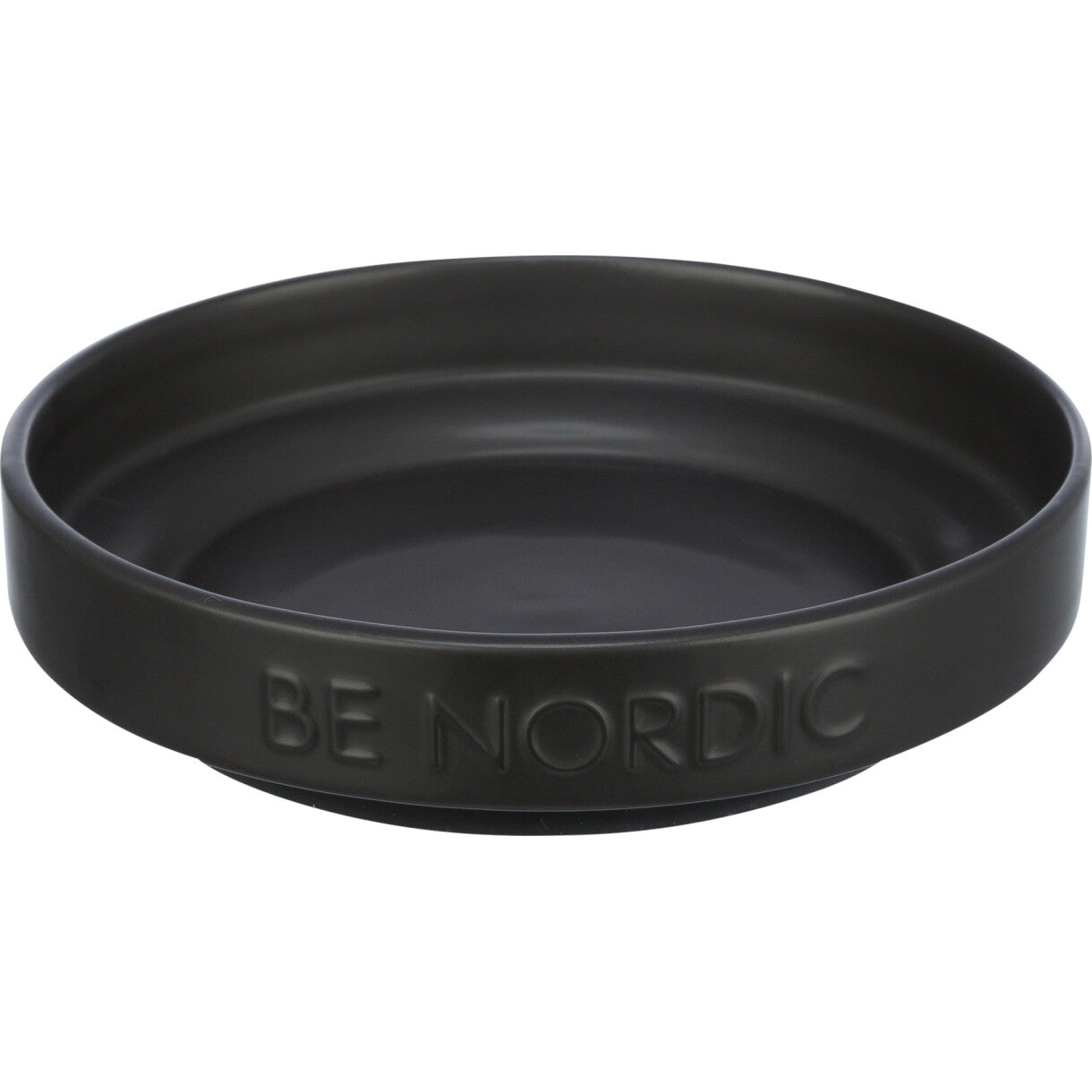 Trixie BE NORDIC Katzennapf mit Gummiring 0,3 Liter ø16 cm - schwarz