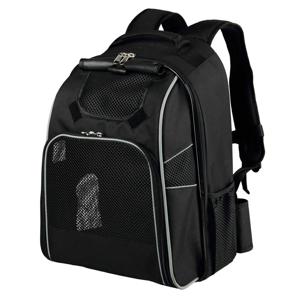 Trixie Hund und Katze Rucksack William 33 x 43 x 23 cm schwarz