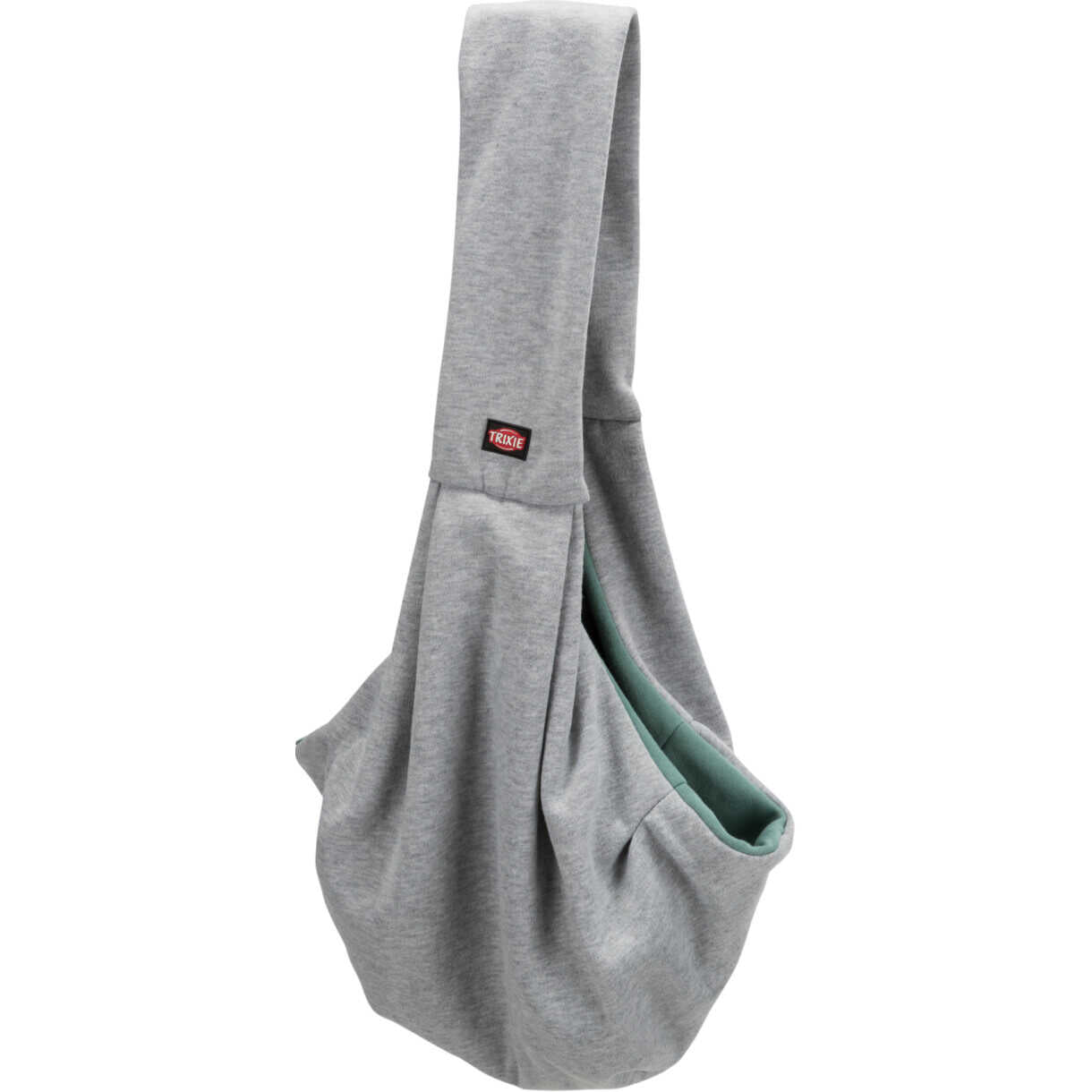 Trixie Junior Bauchtrage für Welpen 22 x 20 x 60 cm hellgrau und mint
