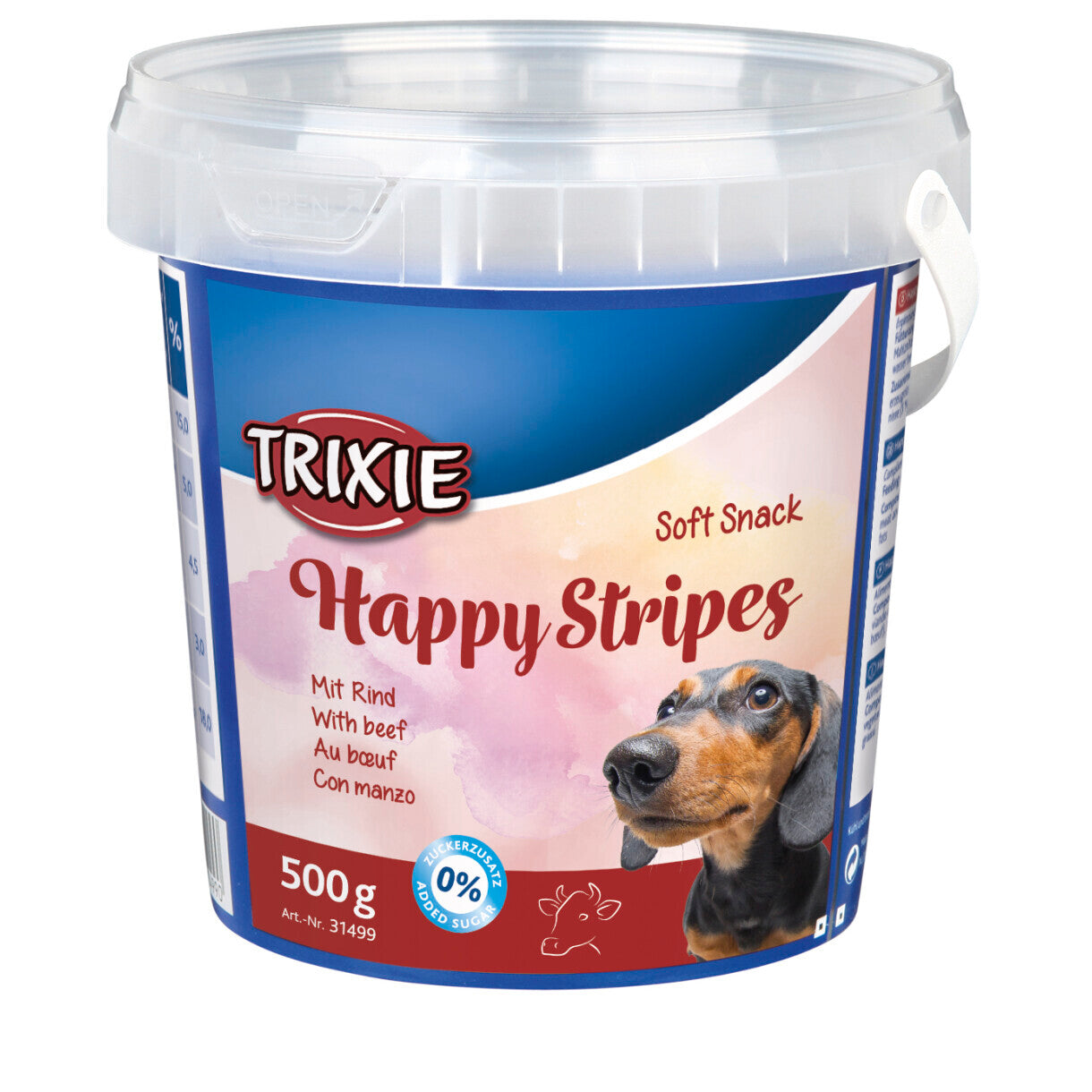 500 g Trixie Hundesnack soft stripes mit Rindfleisch