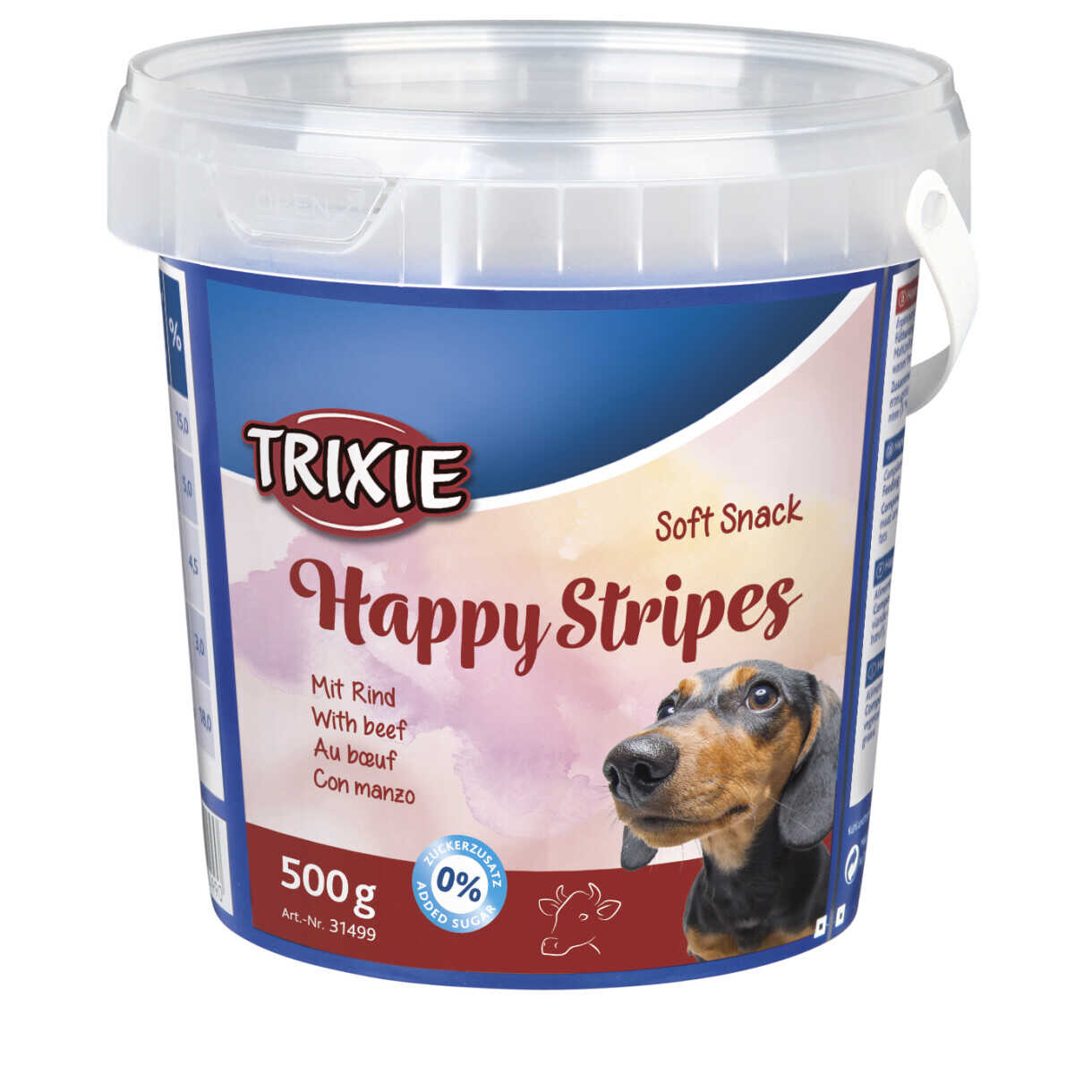 500 g Trixie Hundesnack soft stripes mit Rindfleisch