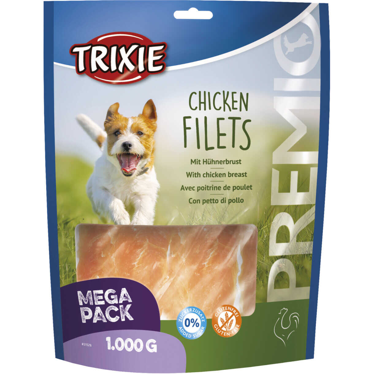 Trixie Premio Hundeleckerli Hühnerfilet - gluten- und zuckerfrei