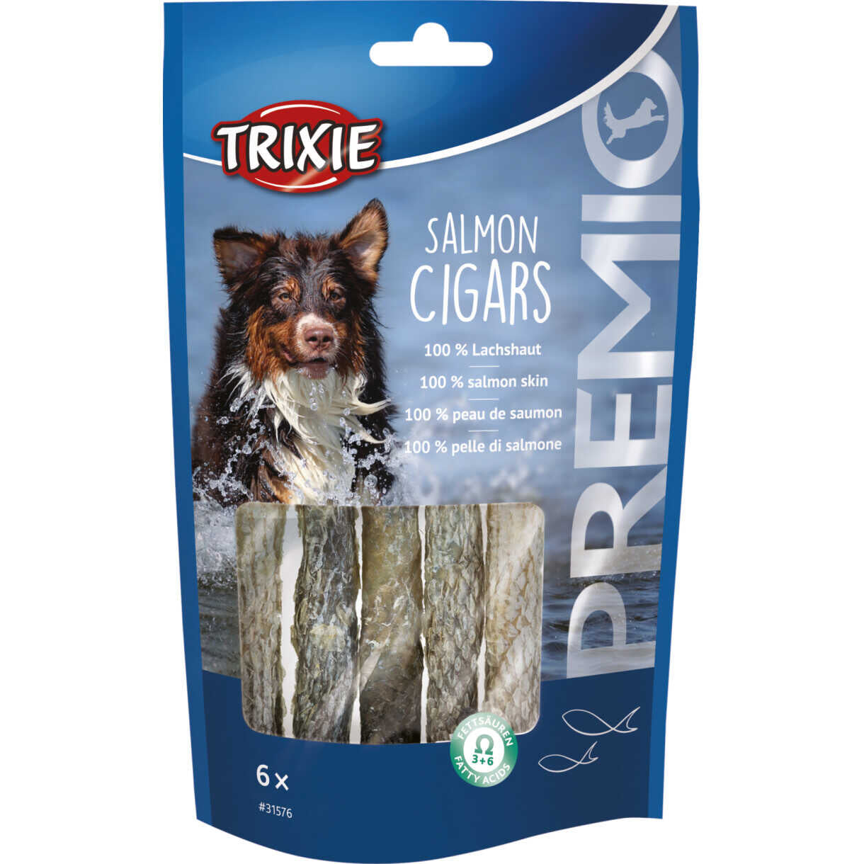 70 g Trixie Hundeleckerli Lachsröllchen 12,5 cm