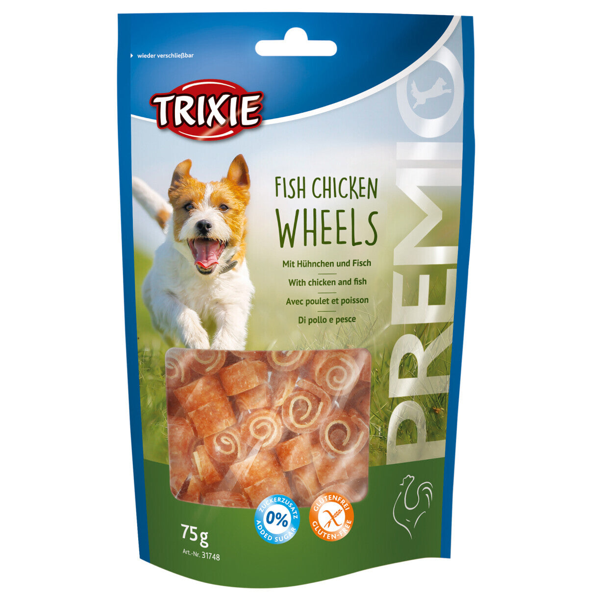 Trixie Premio Fisch Huhn Wheels Hundeleckerli
