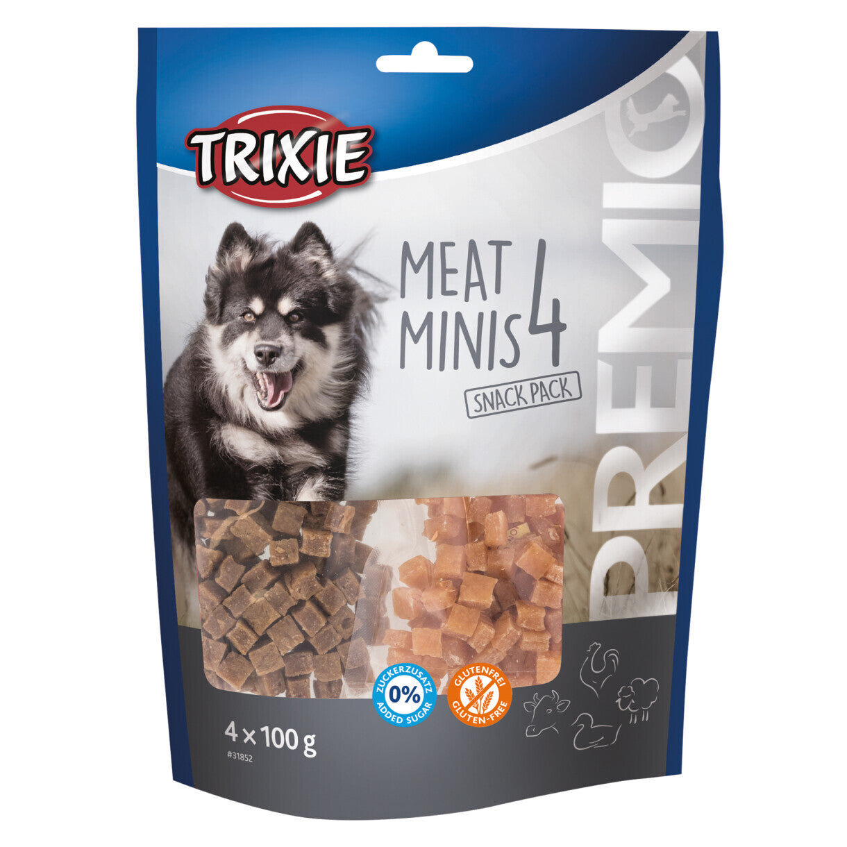 Trixie PREMIO 4 Meat Minis Hundeleckerlis