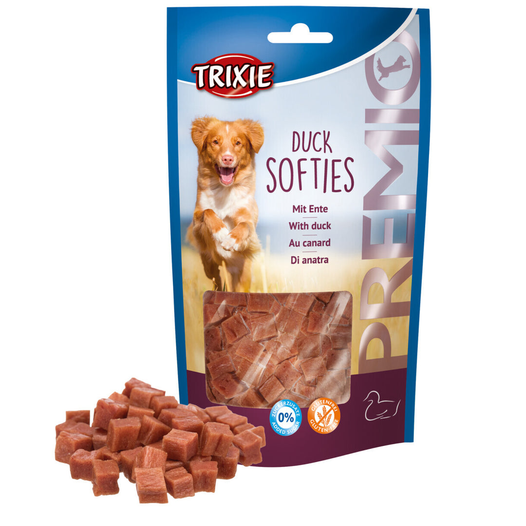 Trixie Hundesnacks mit Ente in weichen Stücken 100g glutenfrei