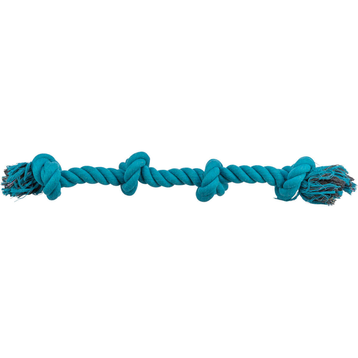 Trixie Hundespielzeug Spielseil 4 Knoten bunt 54 cm - diverse Farben