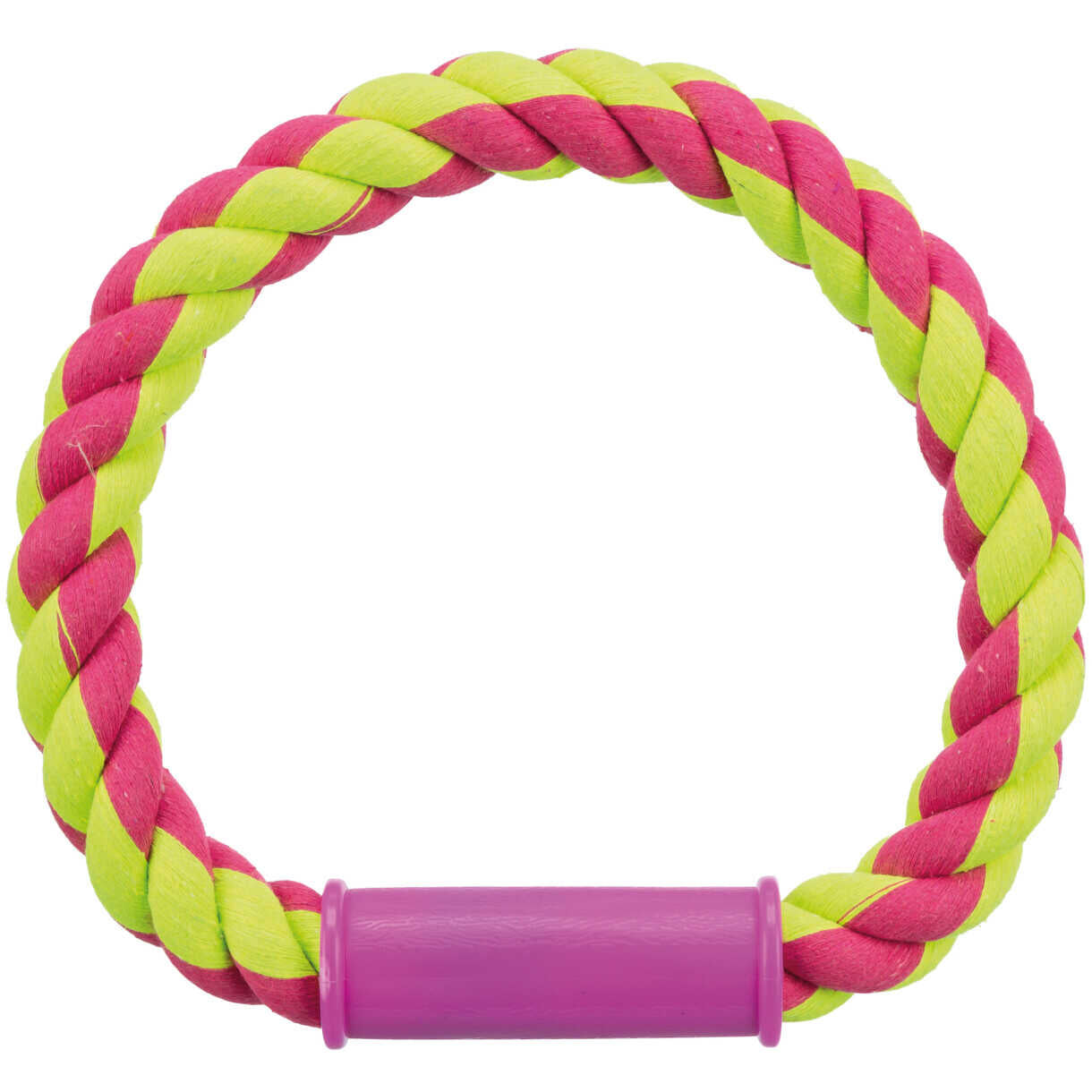 Trixie Hundespielzeug Spielseil mit Griff bunt ø 30 cm