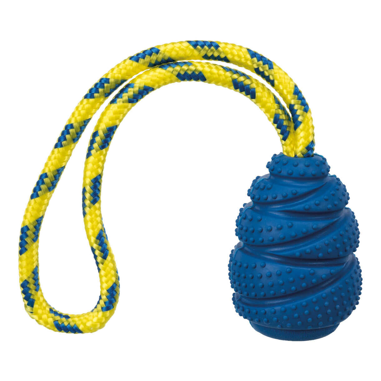 Trixie Dog toy jumper on rope - Naturkautschuk - diverse Farben